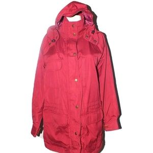 Vintage Eddie Bauer Womens Large Jacket Dark Pink